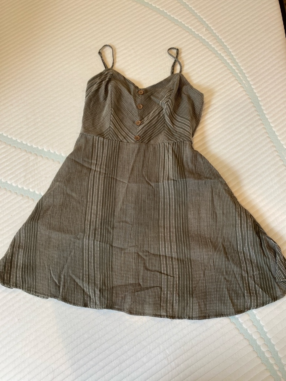 Women’s Olive Green Strappy Summer Dress